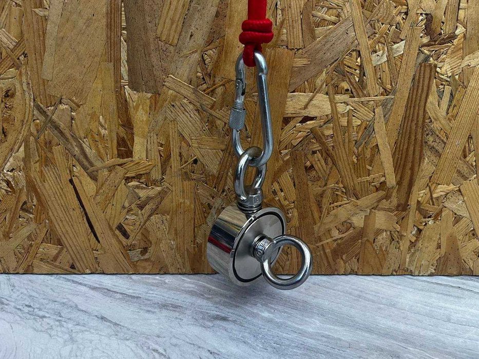 200кг Магніт + Мотузка | Пошуковий | Двосторонній | Сильний | LNM 67-2