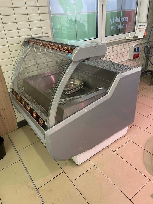 Bemar gastronomiczny grzewczy z witryną