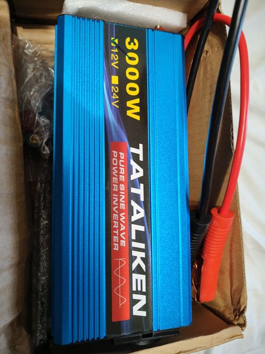 Інвертор 12v-220v 3000w Tataliken перетворювач  найнижча ціна