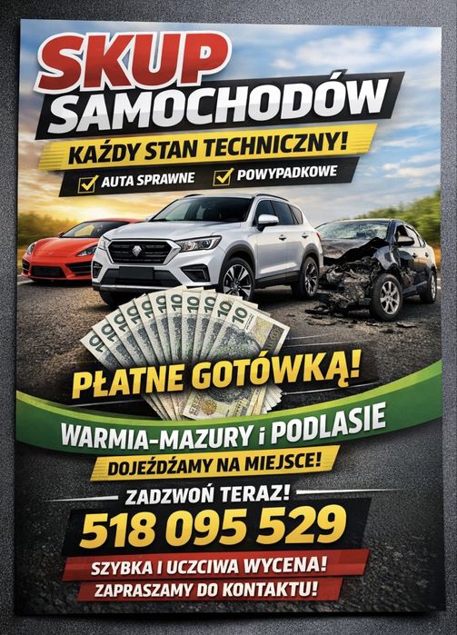 Skup aut za gotówke Każdy stan