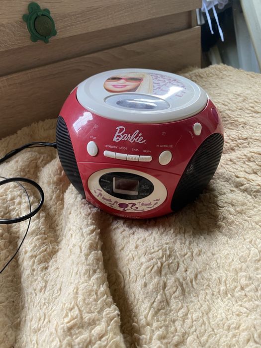Odtwarzacz plyt CD/radio dla dzieci barbie lexibook