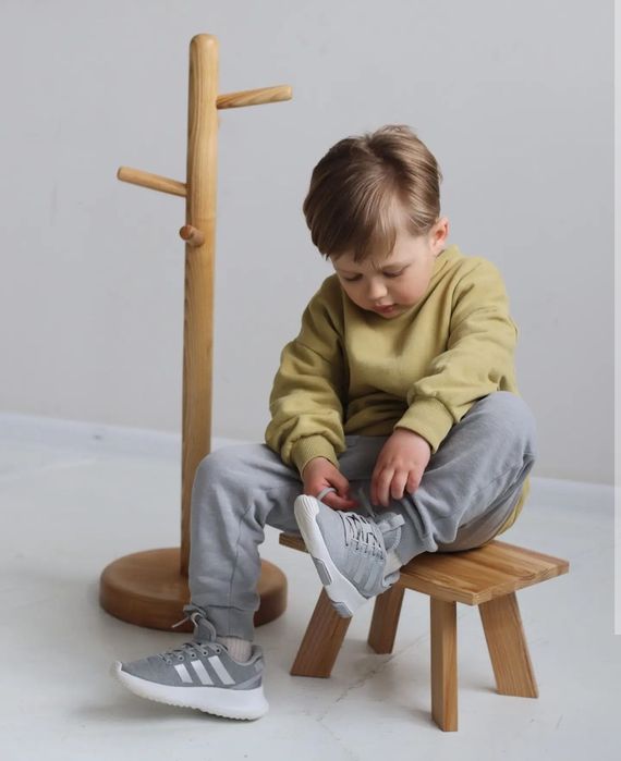 Дерев'яний дитячий табурет, табурет-сходинка