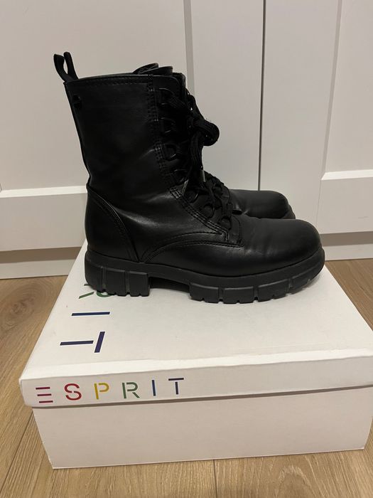 Buty, kozaki Esprit 37 czarne