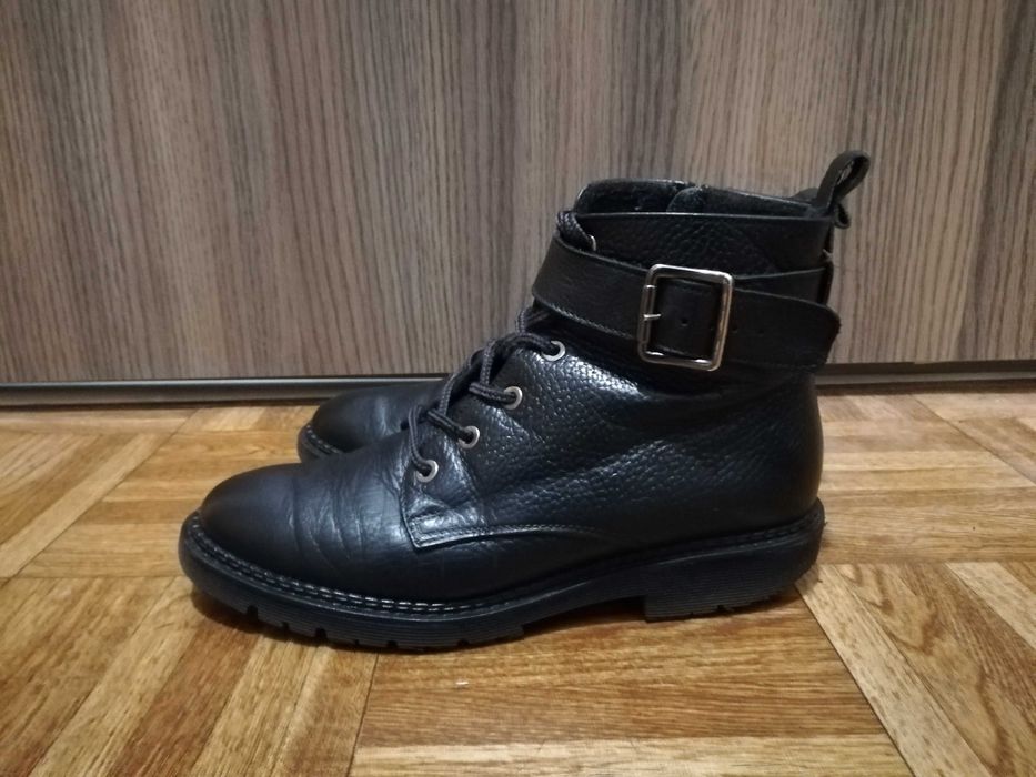 Damskie buty zimowe kozaki botki - rozmiar 37