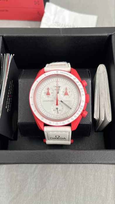 Moonswatch Mars Relogio Swatch ORIGINAL C/FATURA
