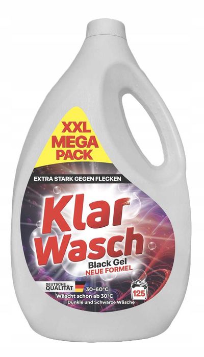 KLAR WASH żel do prania czarnego 5,5 L