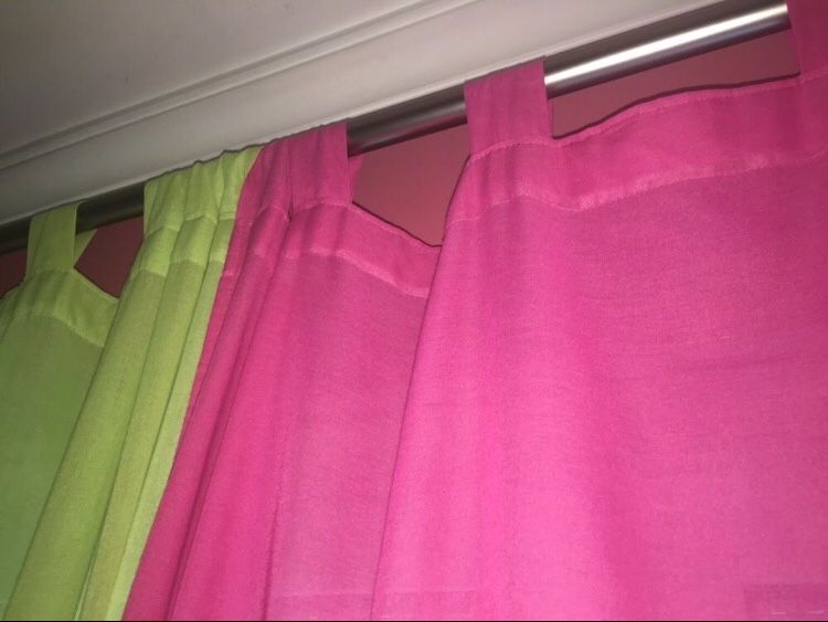 Conjunto de edredon de casal e Cortinas