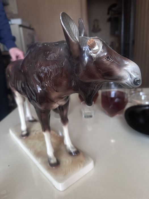 Статуэтка керамическая Лось ГДР