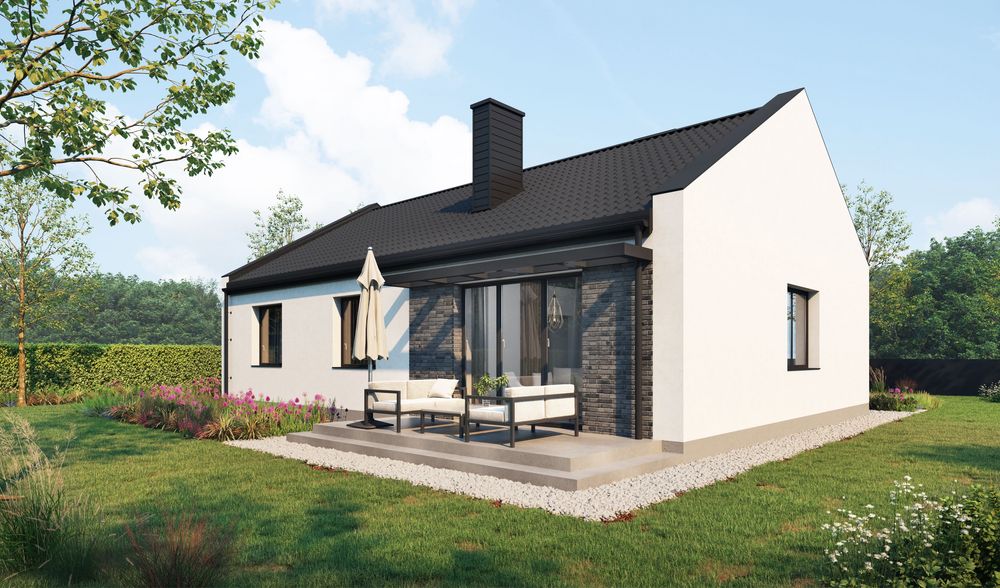 Dom jednorodzinny 87m2 z działką o pow. 850m2 Dobroń ul.Sportowa