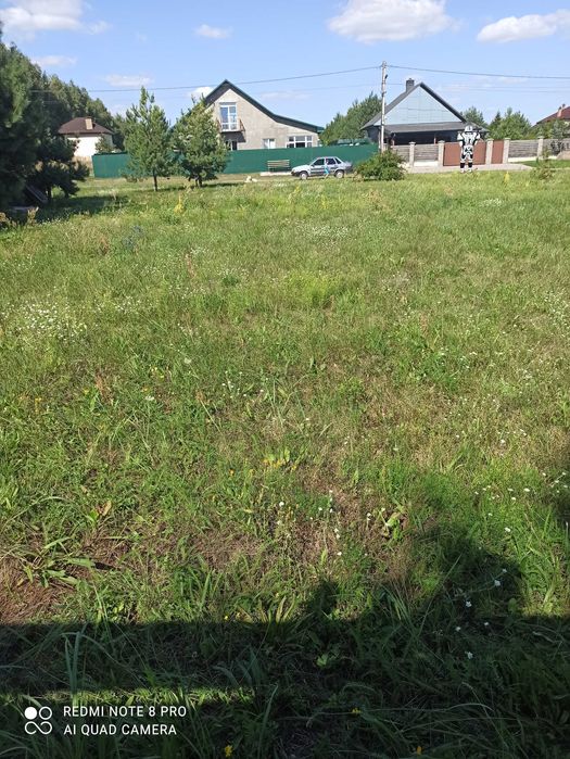 Продам участок 8сот. под застрой со светом с.Богдановка Броварск.район