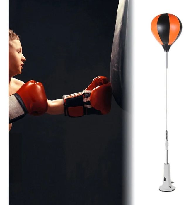 Боксерська груша для тренувань на присосках для підлоги