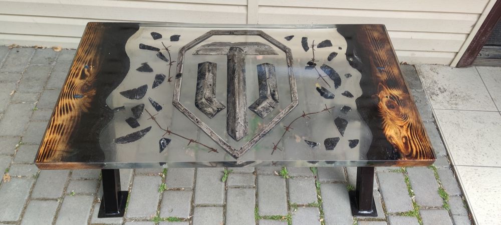 Стол WoT world of tanks журнальный столик геймерский