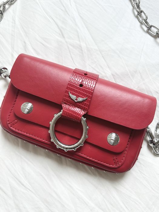 mala bolsa zadig volatire kate moss vermelha limited edition