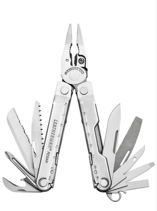 Мультитул Leatherman Rebar Stainless Steel, синтетический чехол 831557
