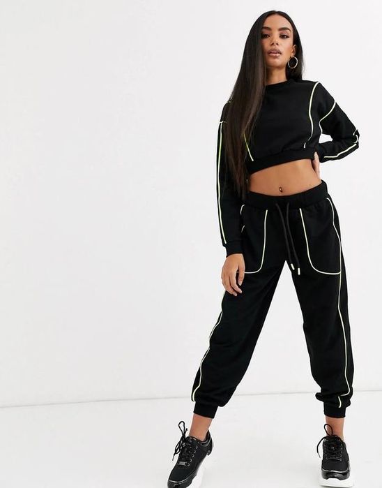 Спортивна кофта кроп топ світшот  asos