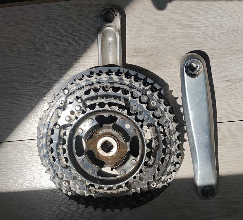 шатун Shimano +трещетка+цепь