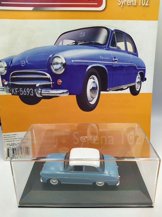 Syrena 102 deagostini kultowe auta PRL 1:43