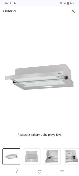 Okap kuchenny Gorenje