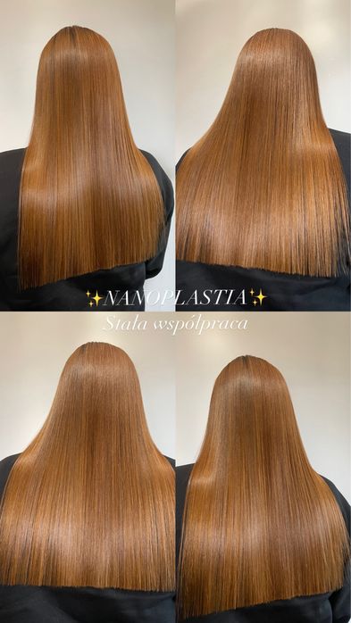 Prostowanie keratynowe, nanoplastia, przedluzanie wlosow