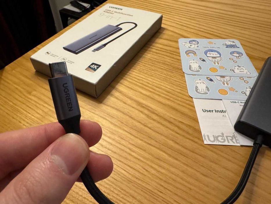 USB-хаб Ugreen CM490 - 9 в 1 USB-C 2xHDMI , Ідеальний СТАН!