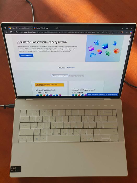 Ноутбук Dell XPS 14 9440 3.2K OLED 32Gb Platinum