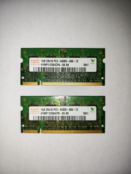 Pamięć RAM DDR2 Hynix 2GB (2 X 1GB) 800MHz HYMP112S64CP6