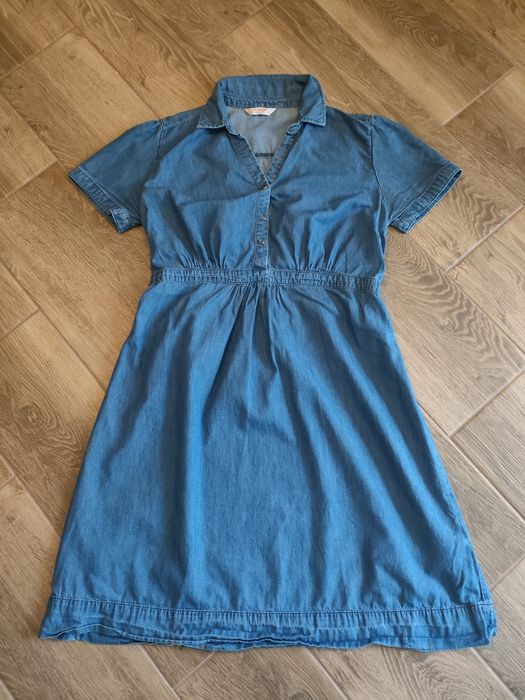 Dżinsowa sukienka ciążowa