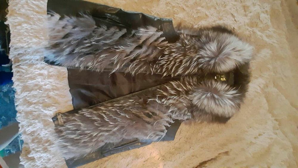 Чернобурка жилетка