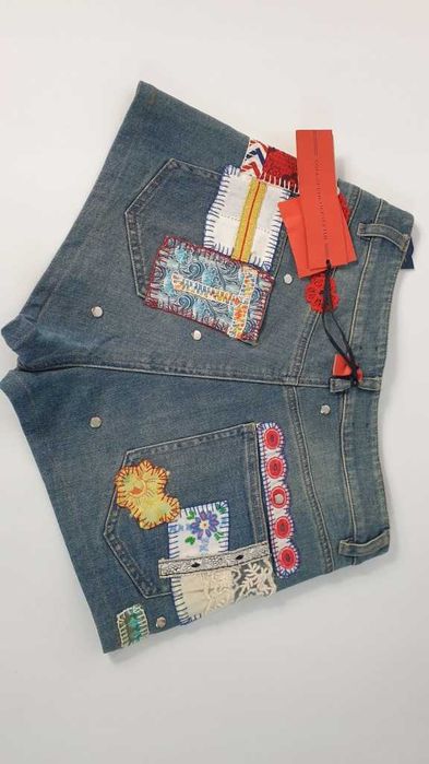 tommy HILFIGER JEANS ORYGINALNE spodenki   granatowe  XS