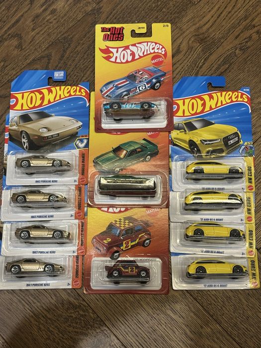 Hot wheels, porsche, audi