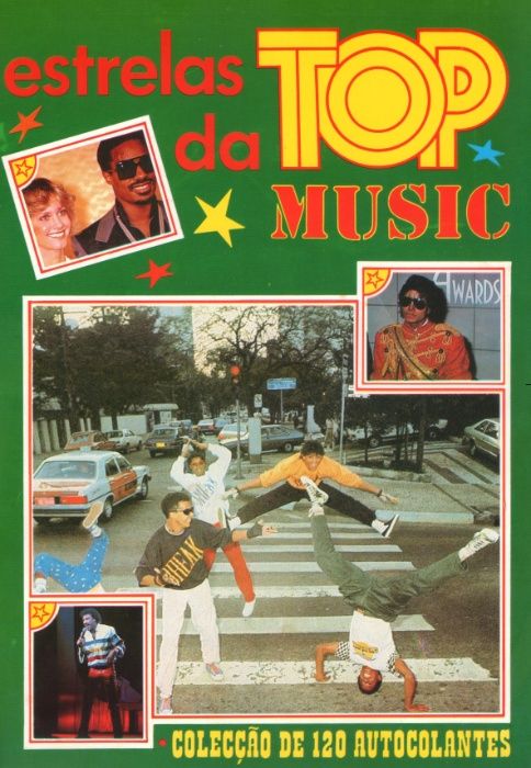 Caderneta colecção estrelas da Top Music