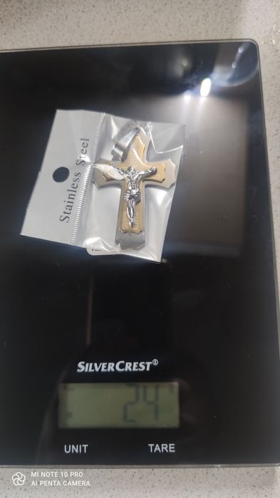 Łancuszek meski+krzyzyk