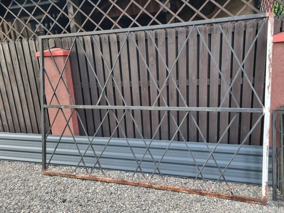 Przęsła metalowe na bramę, ogrodzenie, płot, kraty
