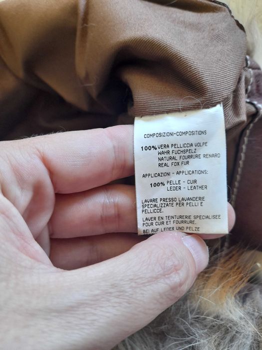 Mala de Mão Vintage em Pêlo de Raposa