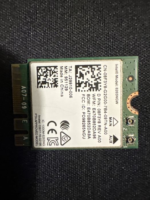 Karta Sieciowa Intel 8265NGW Wi-Fi