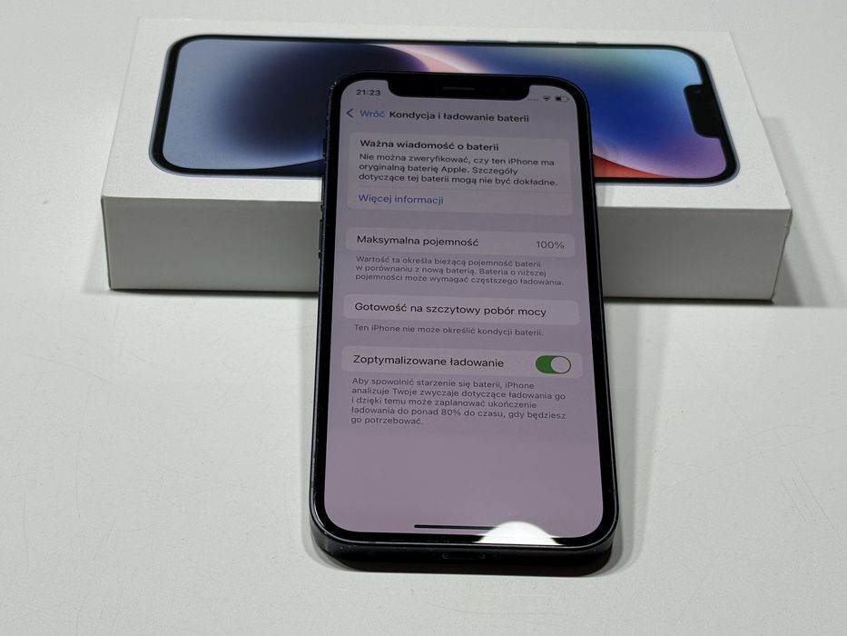 iPhone 12 mini 64 GB Czarny #BDB#Bateria 100%#Komplet #Apple#