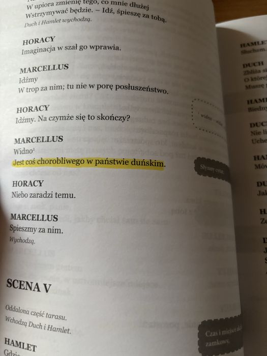 Książka „Hamlet”
