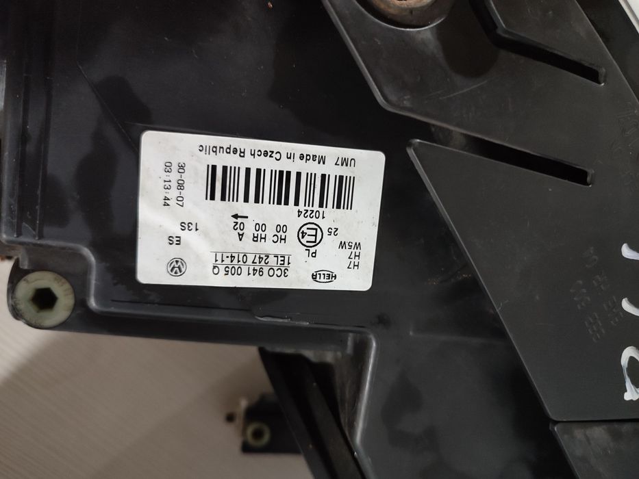 Фари Фольксваген Пассат Б6 фара Passat B6