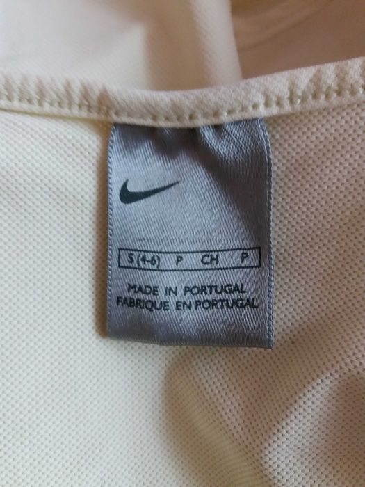 Jasnożółty crop top Nike 36 S fitness taniec