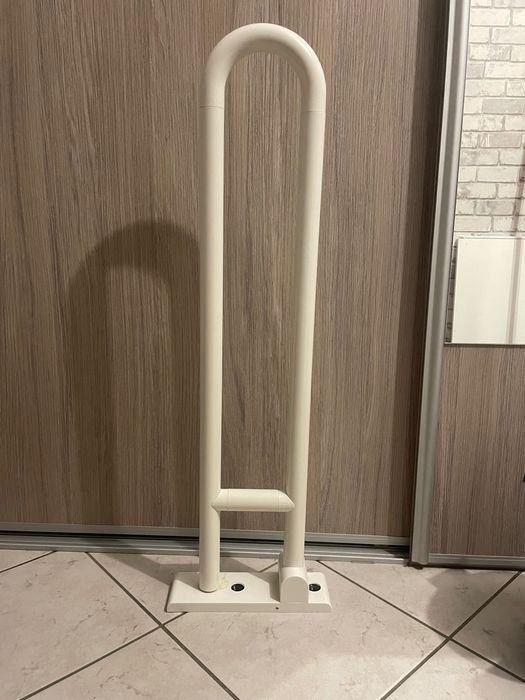 HEWI uchwyt łazienkowy 85 cm z podporą podłogową – profesjonalny