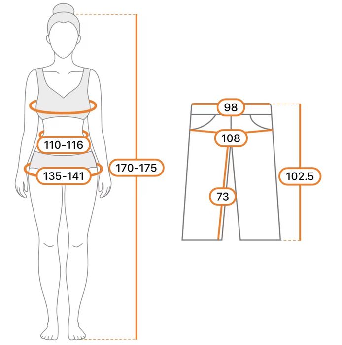 Легінси великого розміру 5xl