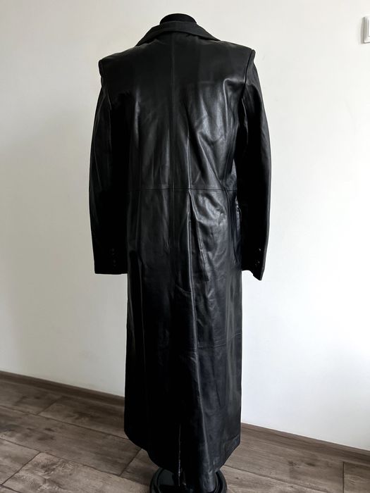 Плащ з натуральної шкіри Тренч 52 розмір