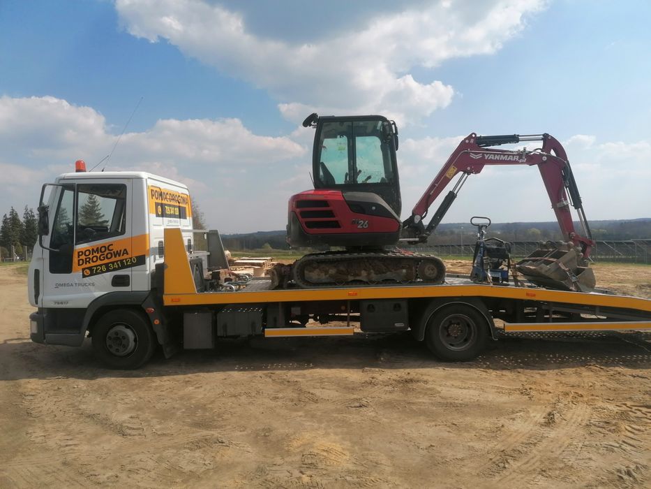 Laweta Transport Maszyn Pomoc Drogowa