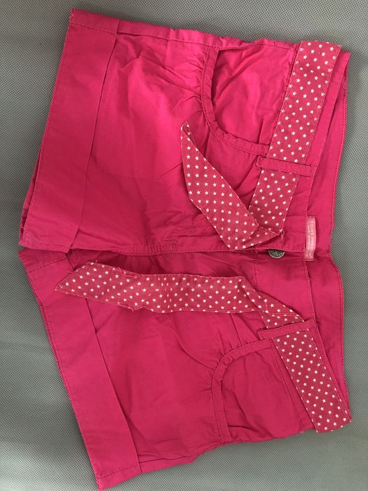 Calções Rosa c/ cinto