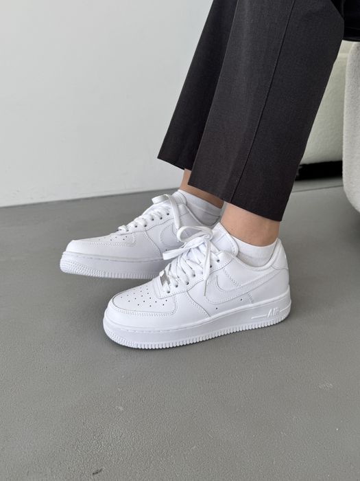 Кросівки Кроссовки Nike Air Force White Белый Білий Кросовки демісезон