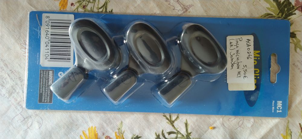 Pinças de microfone Samson