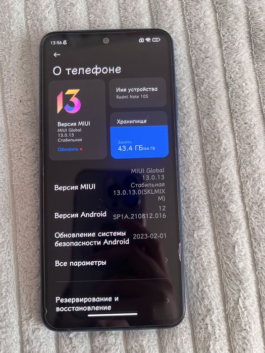 Xiaomi redmi note 10s 6/64 ГБ