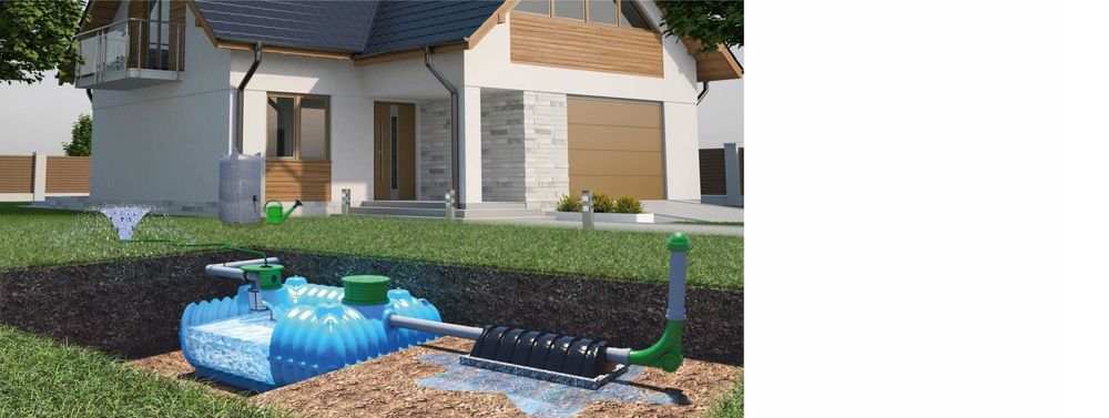 Zbiornik na wodę deszczową BOLT 1000/10000L