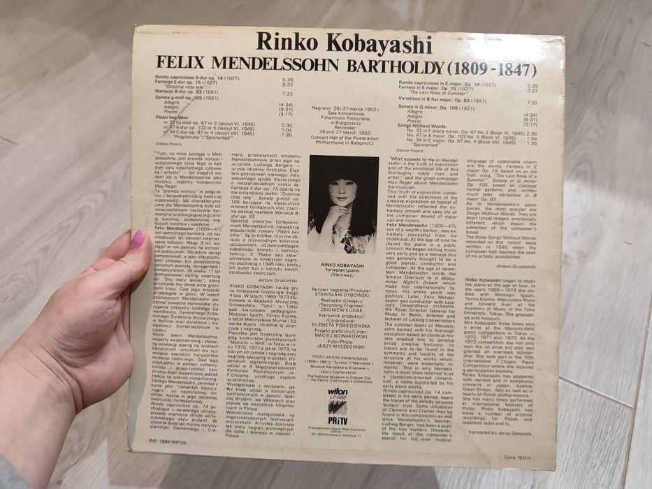 Mendelssohn pieśni bez słów
