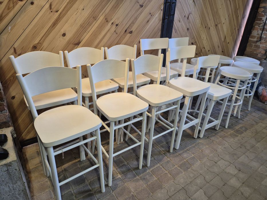 50x Hoker stołek barowy FAMEG prowansalski | Restauracja | Bistro